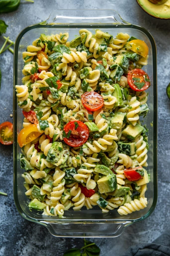 This Creamy Avocado Pasta Salad Will Make Your Summer Picnics a Hit 2 This Creamy Avocado Pasta Salad Will Make Your Summer Picnics a Hit - Creamy Avocado Pasta Salad Recipe
