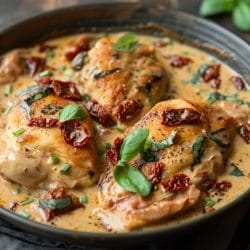 This Creamy Chicken & Sun-Dried Tomatoes Recipe Is About to Be Your New Favorite Weeknight Dish 5 This Creamy Chicken & Sun-Dried Tomatoes Recipe Is About to Be Your New Favorite Weeknight Dish - Creamy Chicken Ai3