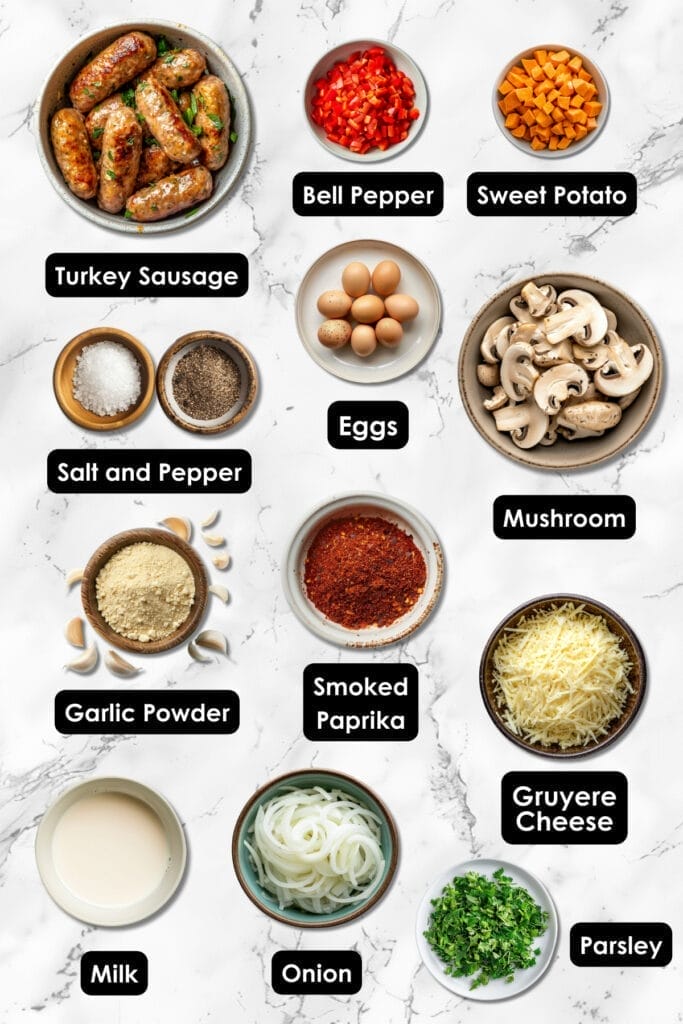 Crockpot Breakfast Casserole: The Ultimate Make-Ahead Meal for Busy Families - Crockpot Breakfast Casserole ingredients