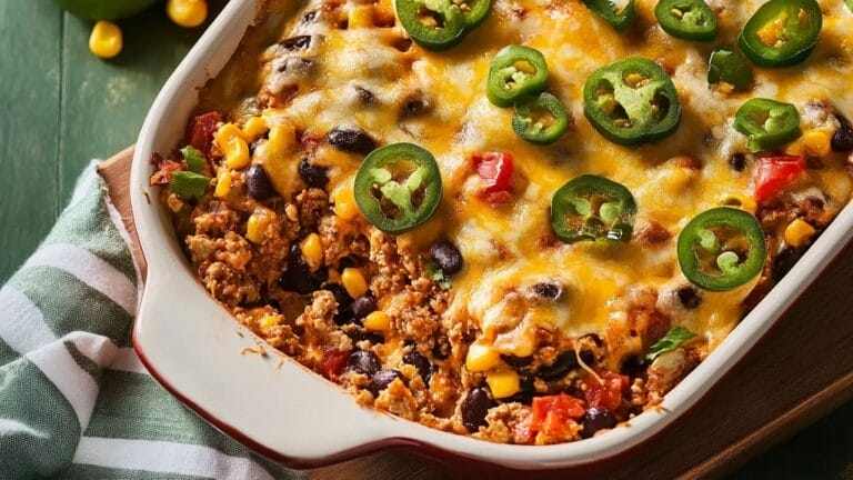 Easy Mexican Casserole Recipe Packed with Flavor 1 Easy Mexican Casserole Recipe Packed with Flavor - Easy Mexican Casserole