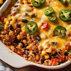 Easy Mexican Casserole Recipe Packed with Flavor 4 Easy Mexican Casserole Recipe Packed with Flavor - Easy Mexican Casserole