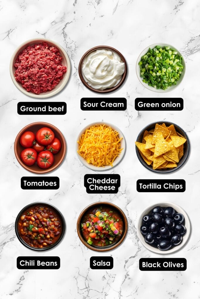 Easy Mexican Casserole Recipe Packed with Flavor 3 Easy Mexican Casserole Recipe Packed with Flavor - Easy Mexican Casserole ingredients