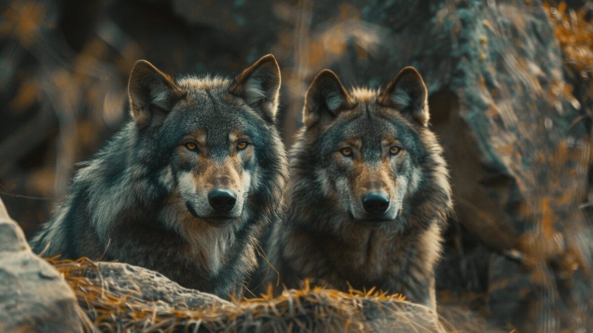 25 Legendary Animals of Norse Mythology 10 25 Legendary Animals of Norse Mythology - Freki and Geri Wolves Ai