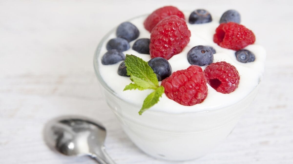 Satisfy Your Sweet Tooth With These 10 Diabetic-Friendly Desserts - Greek Yogurt with Berries ss177209318