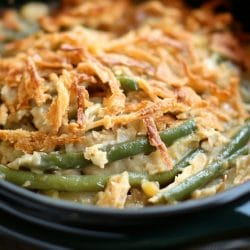 Reinventing the Thanksgiving Classic Slow Cooker Green Bean Casserole - Green Bean Casserole