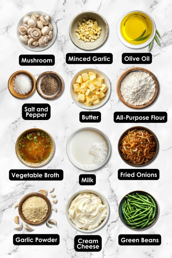 Green Bean Casserole: A Thanksgiving Classic Worth Celebrating 3 Green Bean Casserole: A Thanksgiving Classic Worth Celebrating - Green Bean Casserole ingredients 1