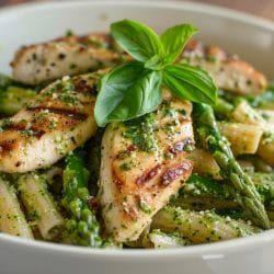 Fire Up the Grill for Grilled Chicken & Asparagus Pesto Pasta 4 Fire Up the Grill for Grilled Chicken & Asparagus Pesto Pasta - Grilled Chicken and Asparagus Pesto Pasta