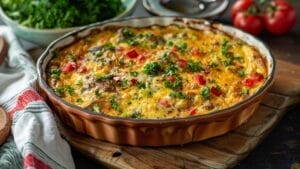 Kick-Start Your Day with this Hearty Keto Breakfast Casserole Recipe - Healthy Keto Breakfast Bake Ai