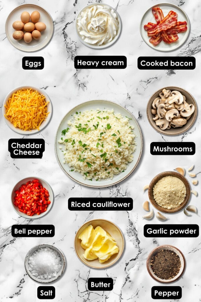 Kick-Start Your Day with this Hearty Keto Breakfast Casserole Recipe 3 Kick-Start Your Day with this Hearty Keto Breakfast Casserole Recipe - Hearty Keto Breakfast Bake Ingredients Ai 1