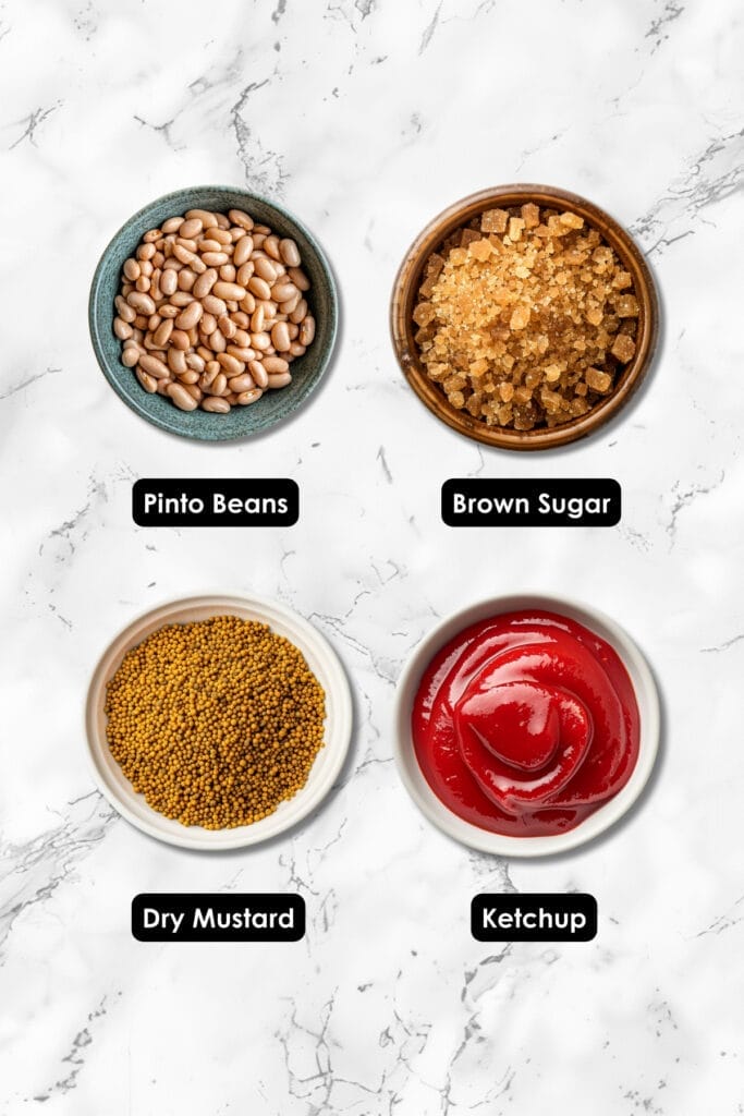 Slow-Cooker Baked Beans Recipe: A Healthy Comfort Food Classic 3 Slow-Cooker Baked Beans Recipe: A Healthy Comfort Food Classic - Homemade Baked Beans ingredients