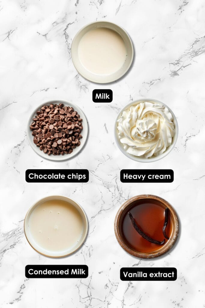 You Won't Believe How Easy It Is to Make the Best Slow Cooker Hot Chocolate 3 You Won't Believe How Easy It Is to Make the Best Slow Cooker Hot Chocolate - Hot Chocolate ingredients