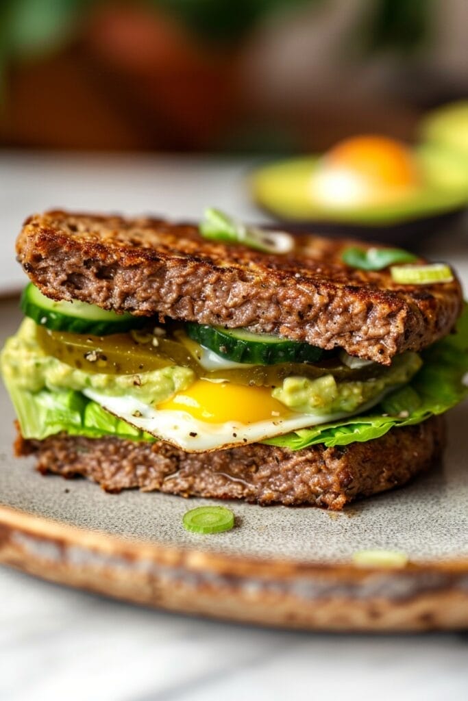 16 Low-Carb, High-Protein Meals to Transform Your Weeknight Dinners 11 16 Low-Carb, High-Protein Meals to Transform Your Weeknight Dinners - KETO breakfast sandwich recipe