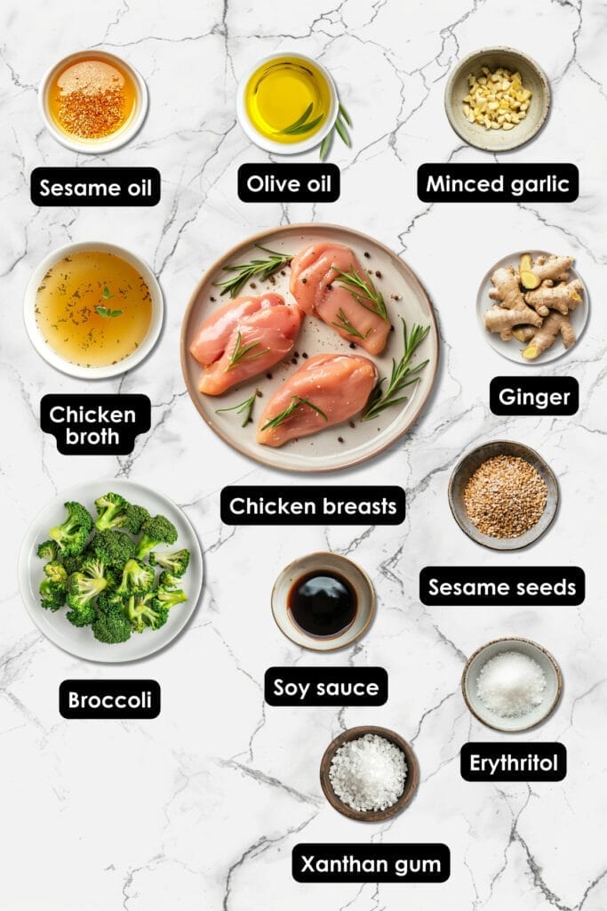 This Keto Chicken & Broccoli Stir Fry is so Good, You'll Forget You're on a Diet 3 This Keto Chicken & Broccoli Stir Fry is so Good, You'll Forget You're on a Diet - Keto Chicken Stir Fry Ingredients Ai2