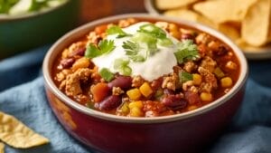 Laura's Quick Slow Cooker Turkey Chili Recipe Is Rich, Delicious & Hearty 1 Laura's Quick Slow Cooker Turkey Chili Recipe Is Rich, Delicious & Hearty - Lauras Quick Slow Cooker Turkey Chili