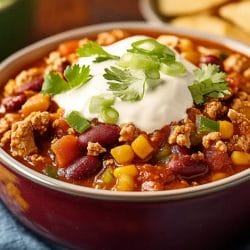 Laura's Quick Slow Cooker Turkey Chili Recipe Is Rich, Delicious & Hearty - Lauras Quick Slow Cooker Turkey Chili