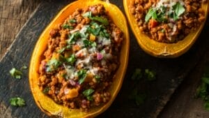 Healthy Comfort Food: A Vegetarian Twist on Sloppy Joes 1 Healthy Comfort Food: A Vegetarian Twist on Sloppy Joes - Lentil Sloppy Joes with Spaghetti Squash