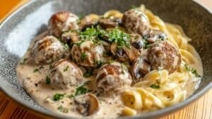 A Delicious Slow Cooker Meatball Stroganoff Recipe that Will Make You Forget All About the Instant Pot 1 A Delicious Slow Cooker Meatball Stroganoff Recipe that Will Make You Forget All About the Instant Pot - Meatball Stroganoff