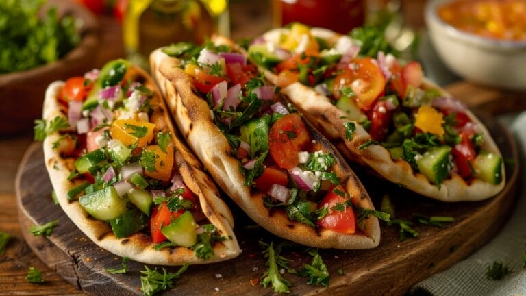 These Mediterranean Chopped Salad Pitas are the Lunch Crowd Pleasers That'll Leave You Wanting More 1 These Mediterranean Chopped Salad Pitas are the Lunch Crowd Pleasers That'll Leave You Wanting More - Mediterranean Chopped Salad Pitas