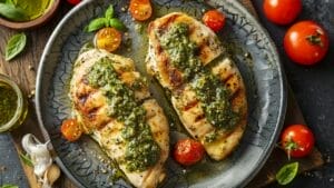 Mozzarella-Stuffed Chicken Breast with Pesto: A Gourmet Treat You Can Whip Up in Minutes 1 Mozzarella-Stuffed Chicken Breast with Pesto: A Gourmet Treat You Can Whip Up in Minutes - Mozzarella Stuffed Chicken Ai4