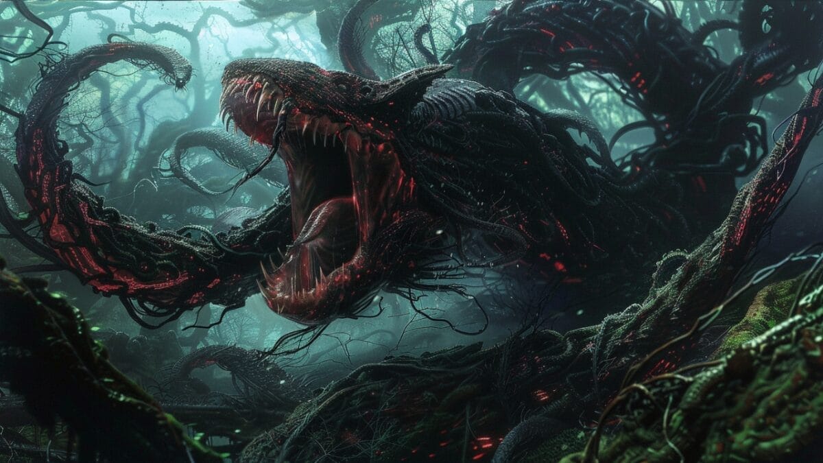 25 Legendary Animals of Norse Mythology 6 25 Legendary Animals of Norse Mythology - Nidhoggr Serpent Ai