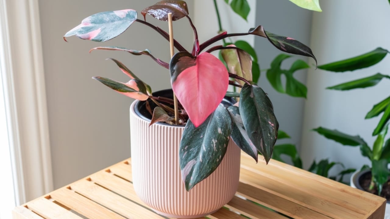 17 Gorgeous Pink-Leaved Plants That Are Stealing the Spotlight 3 17 Gorgeous Pink-Leaved Plants That Are Stealing the Spotlight - Pink Princess Philodendron ss2392066483
