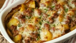 The Comforting Potato Sausage Casserole Everyone’s Talking About 1 The Comforting Potato Sausage Casserole Everyone’s Talking About - Potato Sausage Casserole