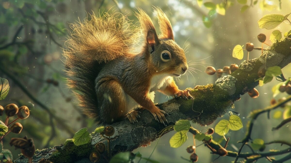 25 Legendary Animals of Norse Mythology - Ratatoskr Squirrel Ai