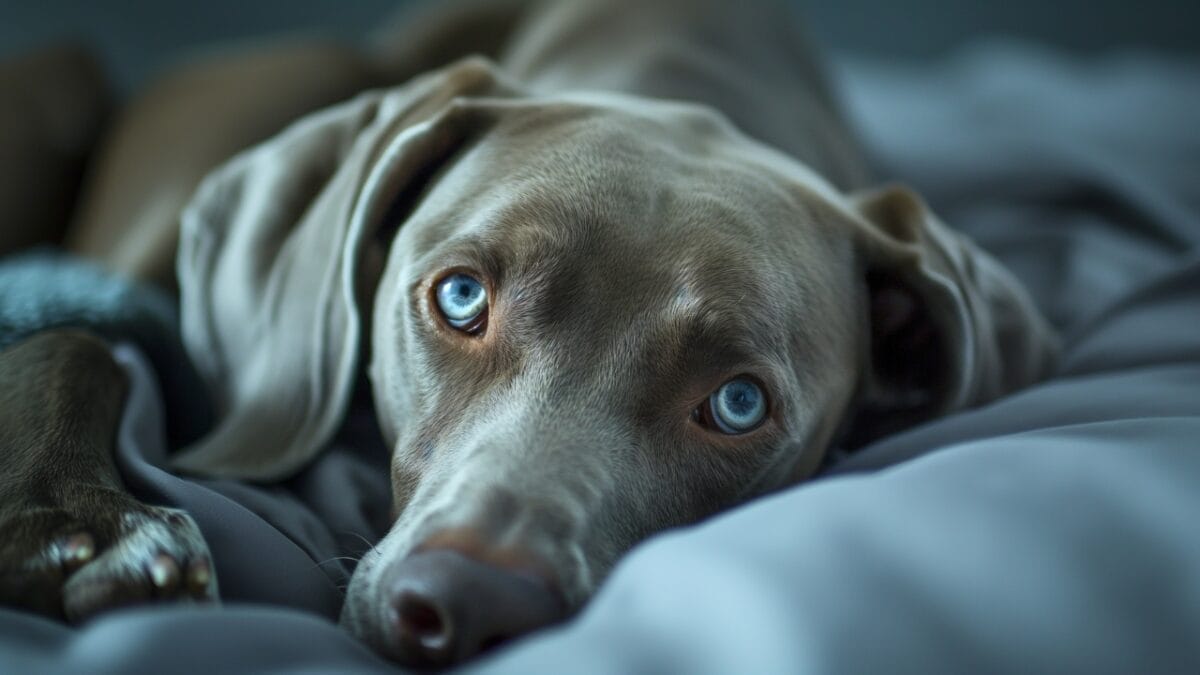 The Weimaraner's Rise to Fame: 10 Facts Behind the 2024 Crufts Victor 8 The Weimaraner's Rise to Fame: 10 Facts Behind the 2024 Crufts Victor - Realistic shot Weimaraner prone to health issues mj