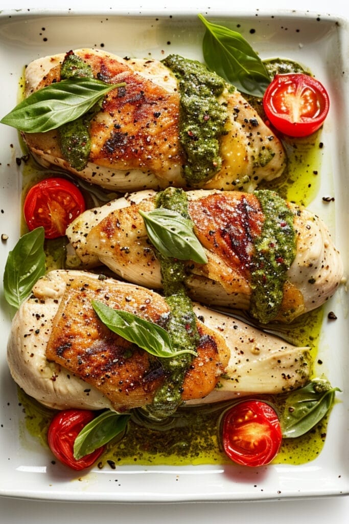 Mozzarella-Stuffed Chicken Breast with Pesto: A Gourmet Treat You Can Whip Up in Minutes 4 Mozzarella-Stuffed Chicken Breast with Pesto: A Gourmet Treat You Can Whip Up in Minutes - Recipe Mozzarella Chicken Ai2