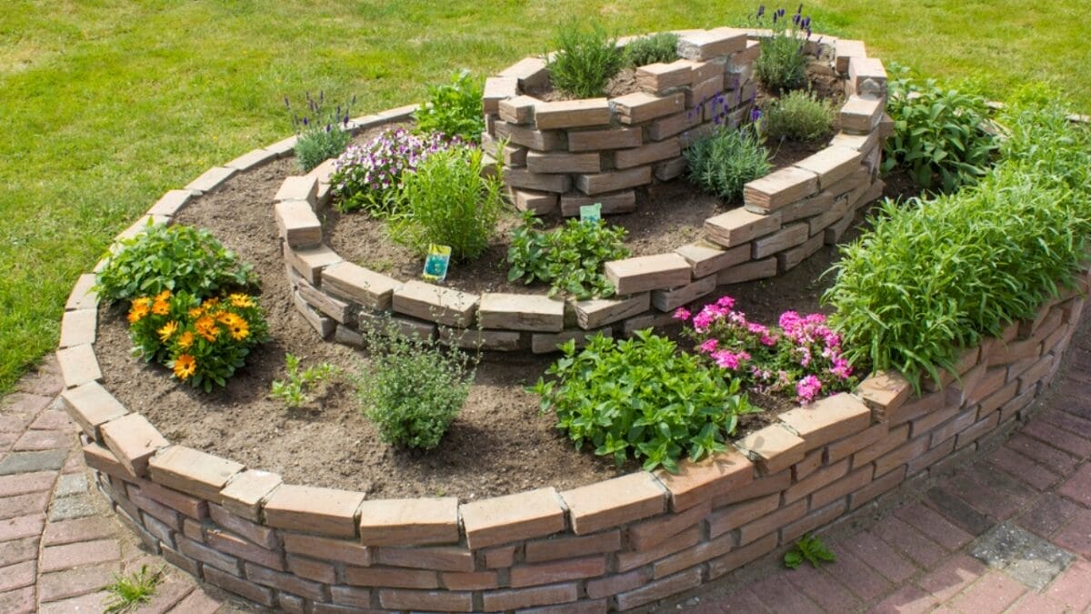 Turn Your Yard into a Thriving Oasis with These 15 Vegetable Garden Ideas 8 Turn Your Yard into a Thriving Oasis with These 15 Vegetable Garden Ideas - Rock Herb Spiral Garden dp276315706