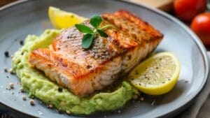 The Perfect Balance of Flavor & Health with Baked Salmon with Avocado Mash 1 The Perfect Balance of Flavor & Health with Baked Salmon with Avocado Mash - Salmon Avocado Mash Ai1