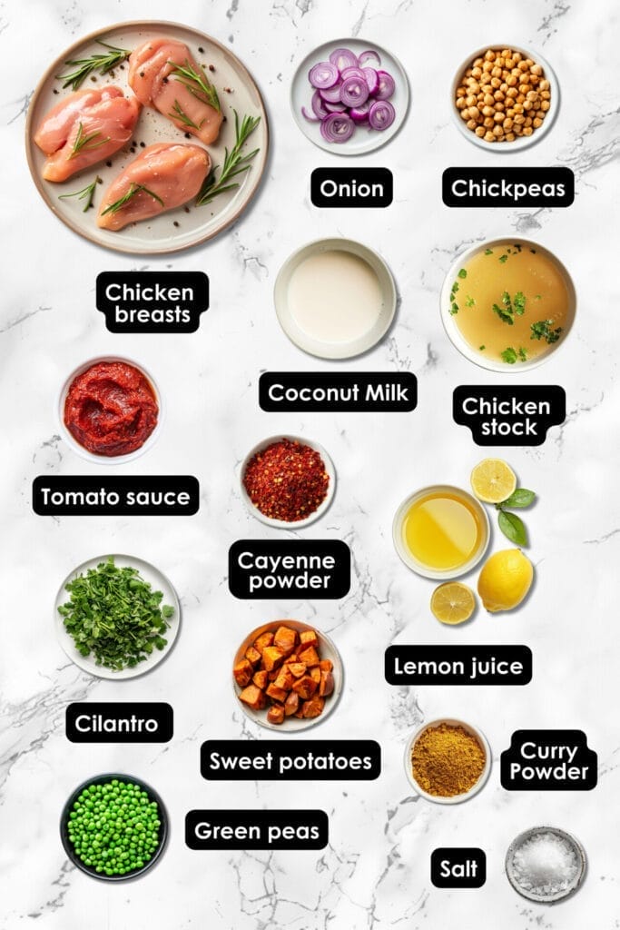 Slow-Cooker Chicken Curry Recipe: The Must-Try Meal for Busy Families 3 Slow-Cooker Chicken Curry Recipe: The Must-Try Meal for Busy Families - Slow Cooker Chicken Curry ingredients