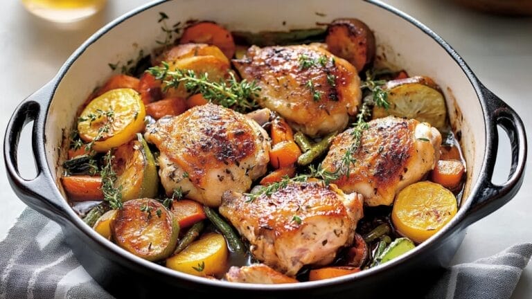 This Slow Cooker Chicken Thighs Recipe is a Healthy Comfort Dish 6 This Slow Cooker Chicken Thighs Recipe is a Healthy Comfort Dish - Slow Cooker Chicken Thighs Vegetables
