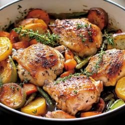 This Slow Cooker Chicken Thighs Recipe is a Healthy Comfort Dish 4 This Slow Cooker Chicken Thighs Recipe is a Healthy Comfort Dish - Slow Cooker Chicken Thighs Vegetables