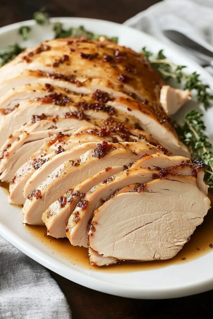 Effortless Slow-Cooked Turkey Breast Recipe for Perfect Results 2 Effortless Slow-Cooked Turkey Breast Recipe for Perfect Results - Slow Cooker Turkey Breast pin