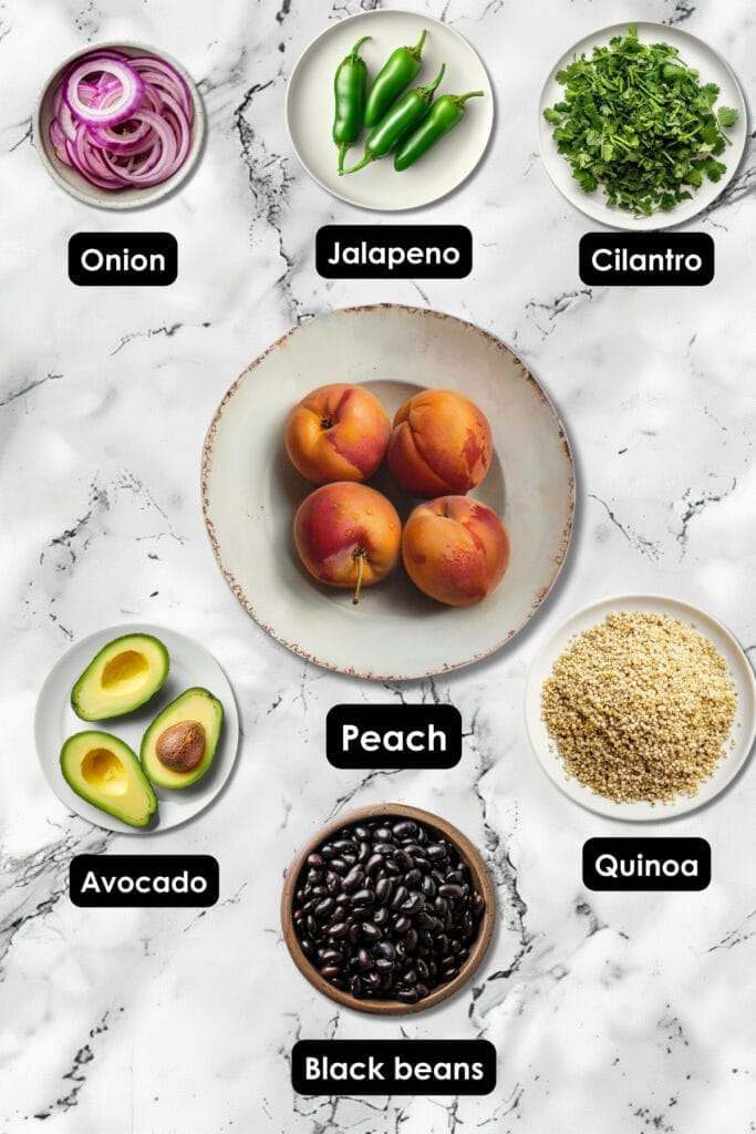 15 Healthy Summer Dinner Recipes That You Can Whip Up in a Jiffy 13 15 Healthy Summer Dinner Recipes That You Can Whip Up in a Jiffy - Summer Grain Bowls Peach Salsa Ingredients Ai