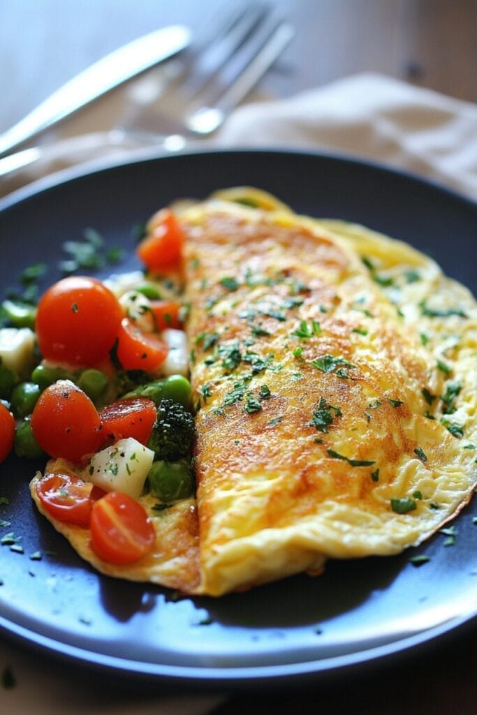 Start Your Breakfast With This Slow Cooker Veggie Omelet Recipe 2 Start Your Breakfast With This Slow Cooker Veggie Omelet Recipe - Veggie Omelet pin
