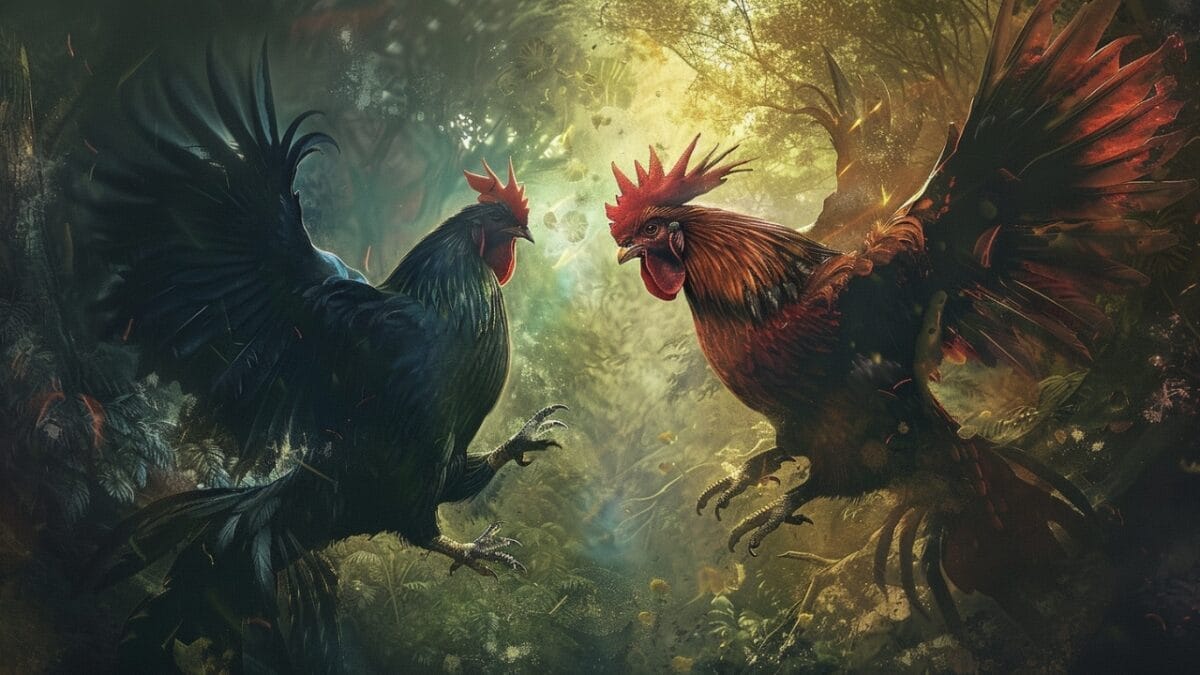 25 Legendary Animals of Norse Mythology 16 25 Legendary Animals of Norse Mythology - Vidopnir and Vidofnir Rooster Ai