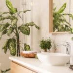 Forget Chemical Sprays: Why Epsom Salt Potpourri is the New Go-To for Fresh Homes 7 Forget Chemical Sprays: Why Epsom Salt Potpourri is the New Go-To for Fresh Homes - bathroom with plants ss1623874537