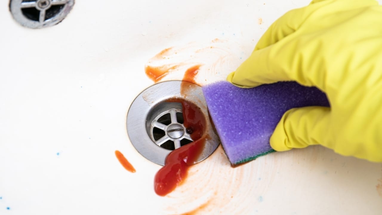 20 Brilliant Cleaning Tips You'll Wish You Knew Sooner 16 20 Brilliant Cleaning Tips You'll Wish You Knew Sooner - cleaning sink with tomato ketchup ss2255686715