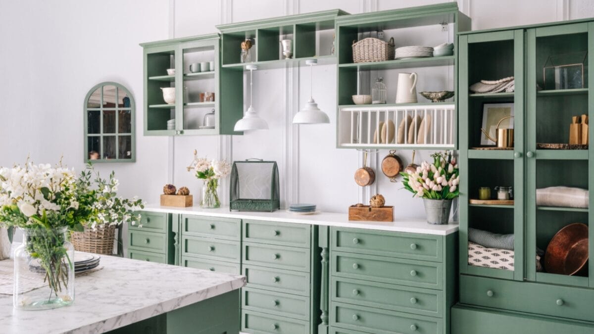 Joanna Gaines' Favorite Nature-Inspired Hue for Kitchen Cabinet Makeovers - kitchen cabinet ss2019361244