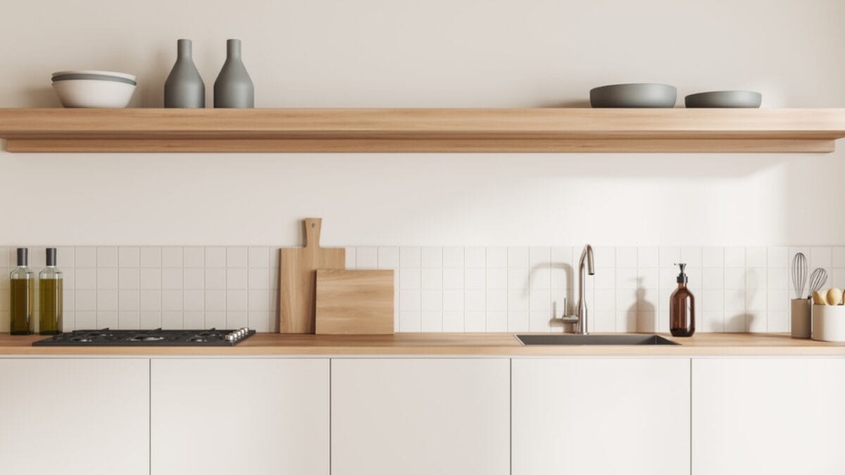 10 Creative & Practical Uses for the Space Above Your Kitchen Cabinets 6 10 Creative & Practical Uses for the Space Above Your Kitchen Cabinets - kitchen shelve dp663769440