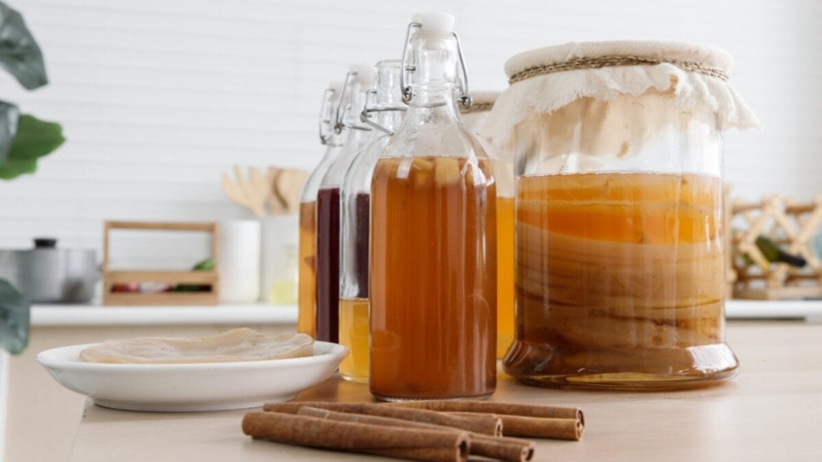 15 Wallet-Friendly Sources to Get Your Probiotics without Supplements - kombucha tea ss2174095555
