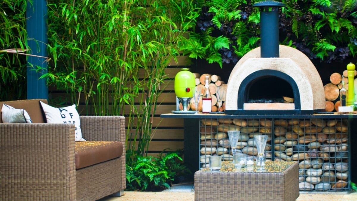 15 Things You Can Do to Upgrade Your Patio for the Summer 13 15 Things You Can Do to Upgrade Your Patio for the Summer - patio with pizza oven ss117173509
