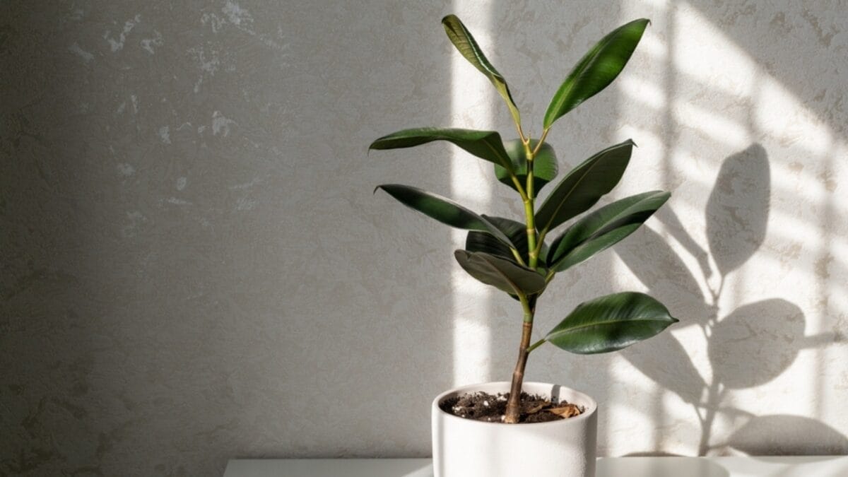 11 Houseplants You Can Forget About—No Fertilizer Needed - rubber tree ss2043944549