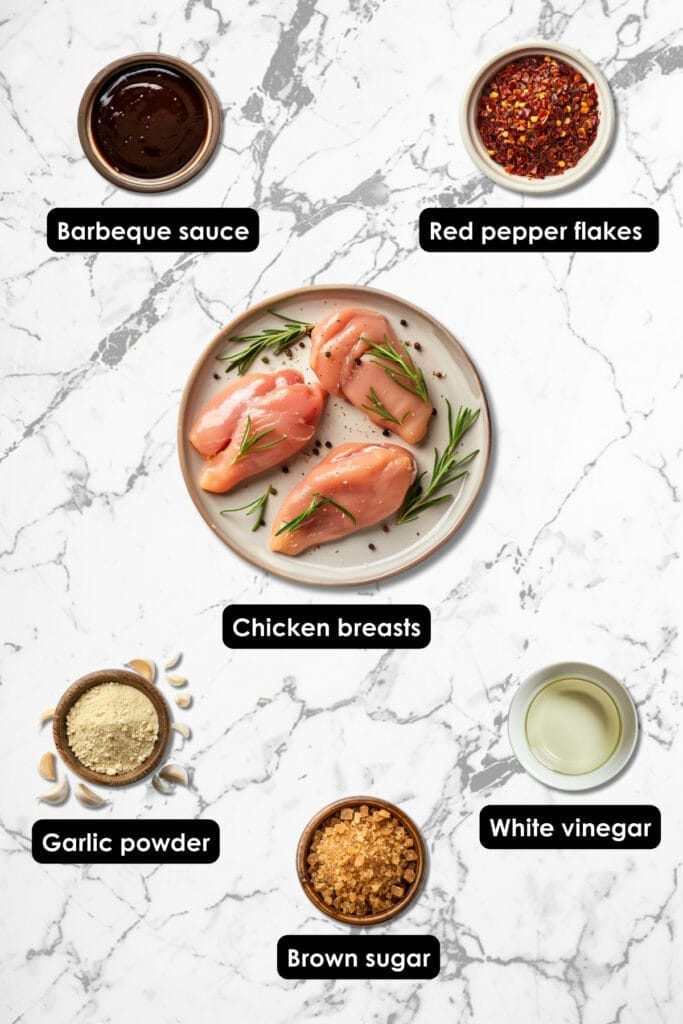 Simplifying Dinner: The Magic of Slow Cooker BBQ Chicken 3 Simplifying Dinner: The Magic of Slow Cooker BBQ Chicken - slow cooker barbeque chicken ingredients