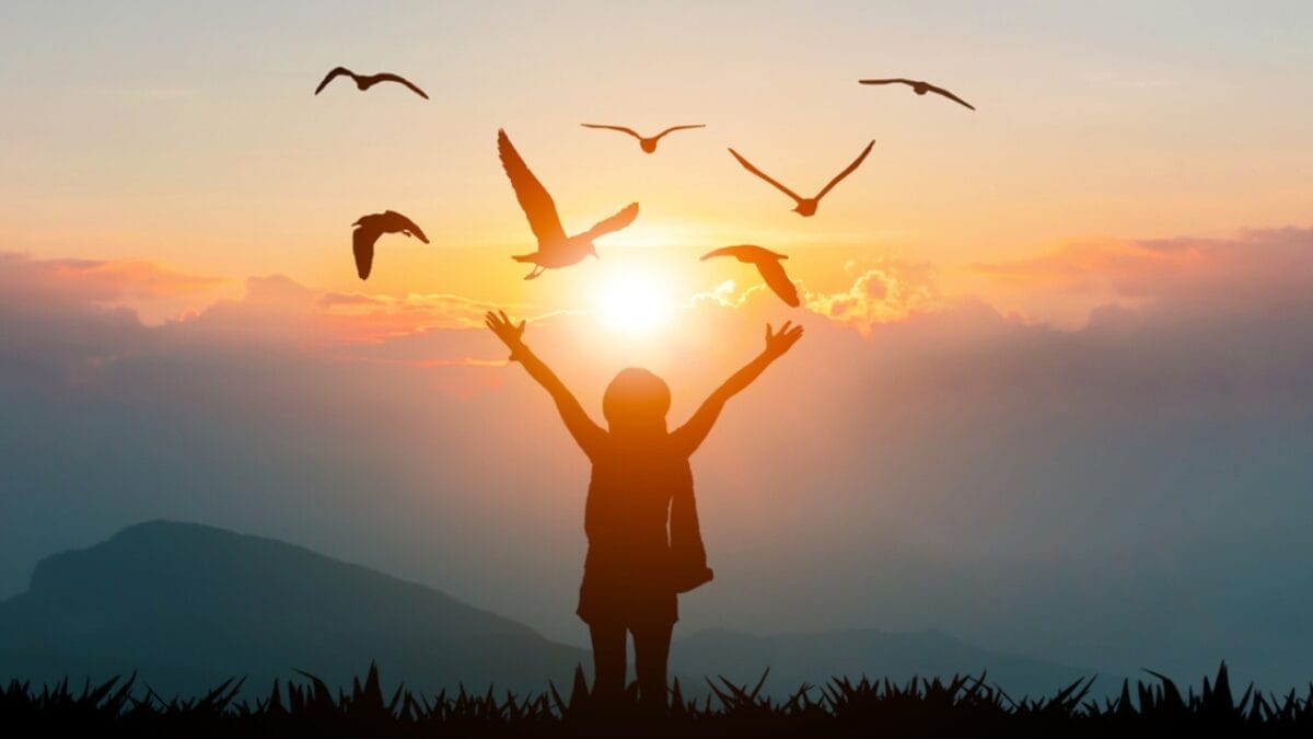 Celebrities Are Taking Up Birdwatching: 10 Healthy Reasons Why 3 Celebrities Are Taking Up Birdwatching: 10 Healthy Reasons Why - woman with birds dp266844970