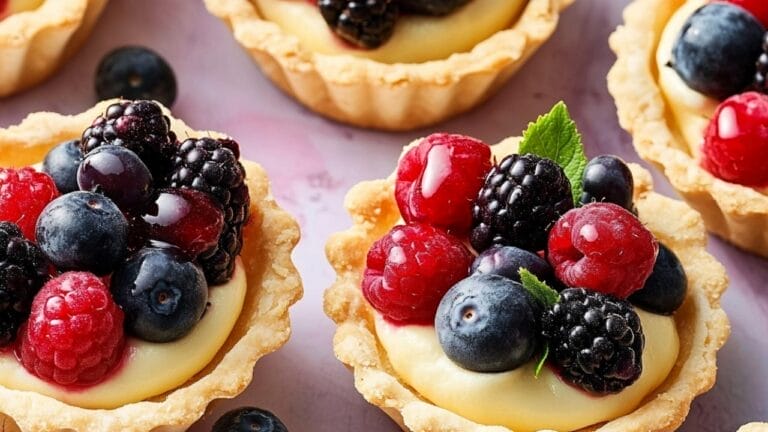 The Easiest Berry Tart Recipe That’s Both Stunning & Delicious 2 The Easiest Berry Tart Recipe That’s Both Stunning & Delicious - Berry Tartlets