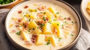 Slow Cooker Sensation: Creamy Potato Chowder Warms Hearts 1 Slow Cooker Sensation: Creamy Potato Chowder Warms Hearts - Creamy Potato Chowder