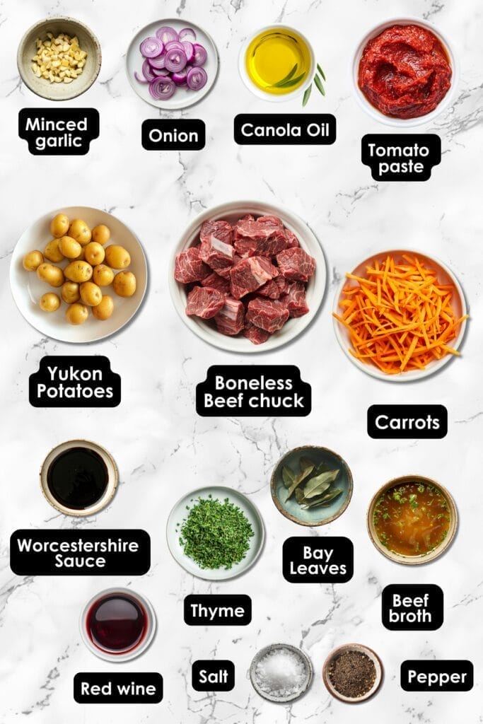 This Easy Crockpot Roast Beef Recipe Will Hug Your Soul 3 This Easy Crockpot Roast Beef Recipe Will Hug Your Soul - Crockpot Roast Beef ingredients